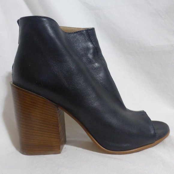 RUDSAK, size 37, open toe heels, zip back, Made In Italy, GUC - Picture 12 of 15
